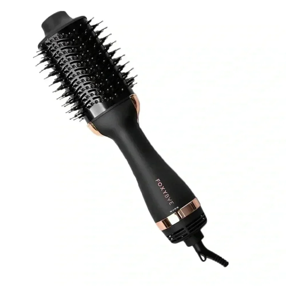 FOXYBAE Rose gold hair drying brush